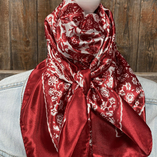 The Red Ranch Paisley Scarf product view