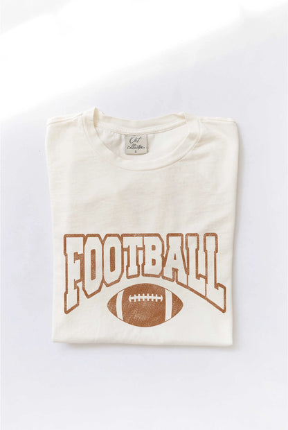 The Sideline Mineral-Wash Tee flat lay