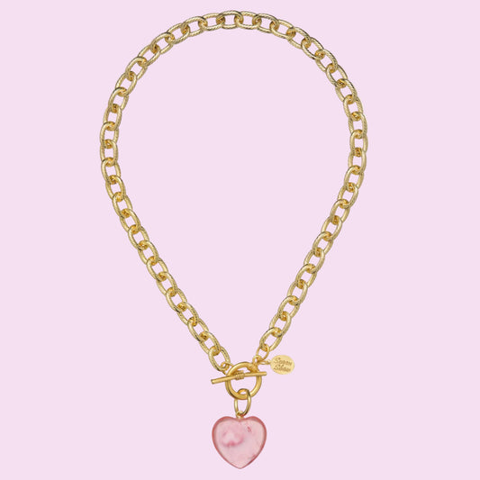 The Eleanor Heart Toggle Necklace