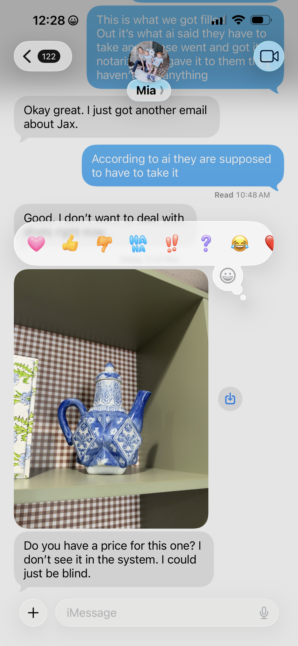 Chinese ewer